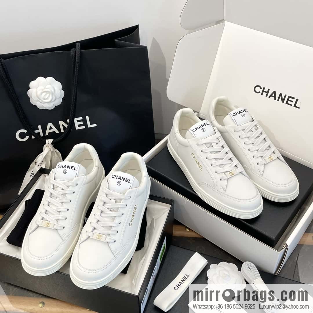 CHANEL Xiaoxiang bronzing casual sports little white shoes G45080