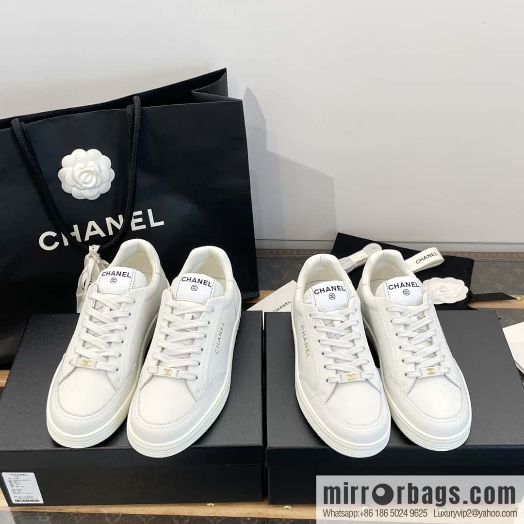 CHANEL Xiaoxiang bronzing casual sports little white shoes G45080