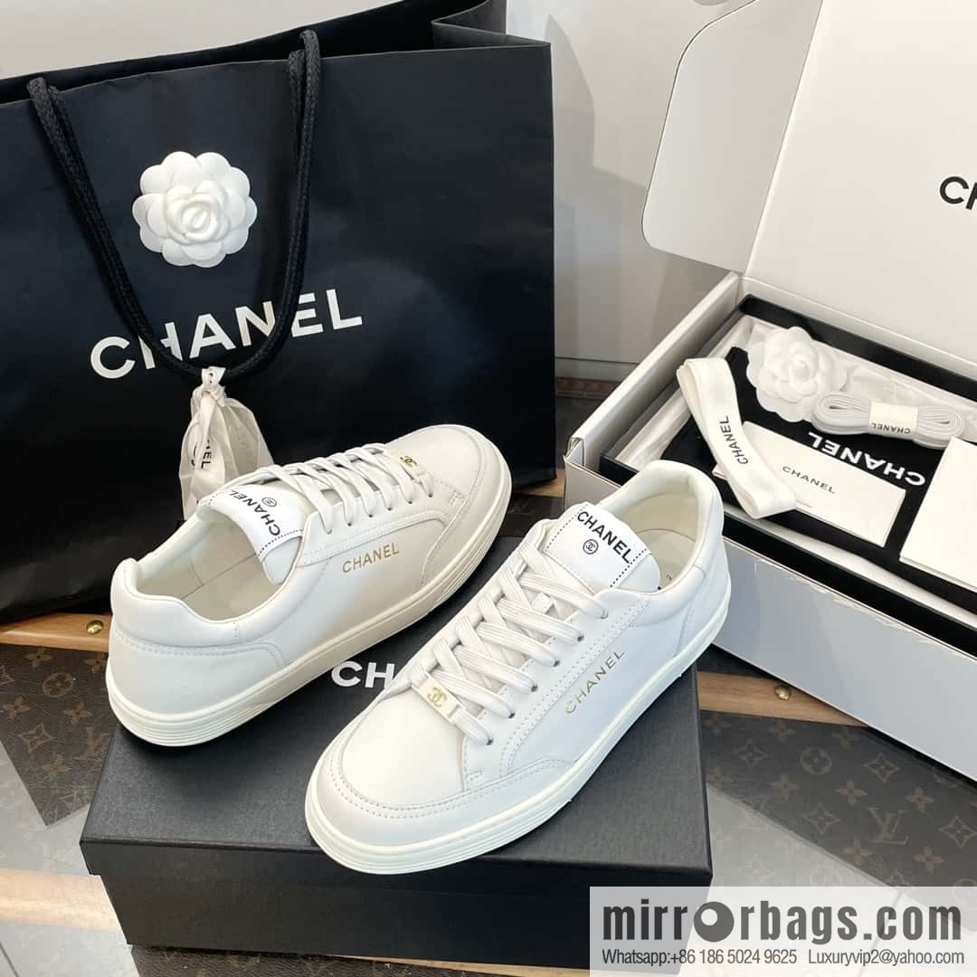 CHANEL Xiaoxiang bronzing casual sports little white shoes G45080