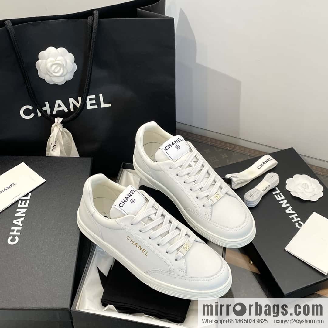 CHANEL Xiaoxiang bronzing casual sports little white shoes G45080