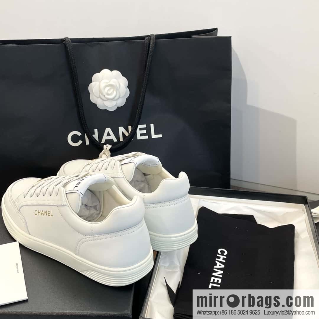 CHANEL Xiaoxiang bronzing casual sports little white shoes G45080
