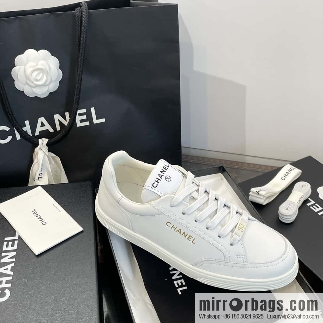 CHANEL Xiaoxiang bronzing casual sports little white shoes G45080