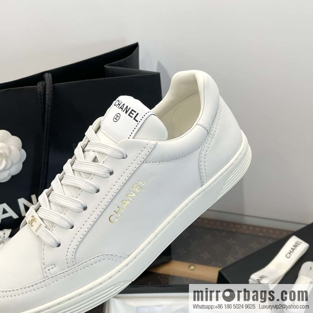 CHANEL Xiaoxiang bronzing casual sports little white shoes G45080