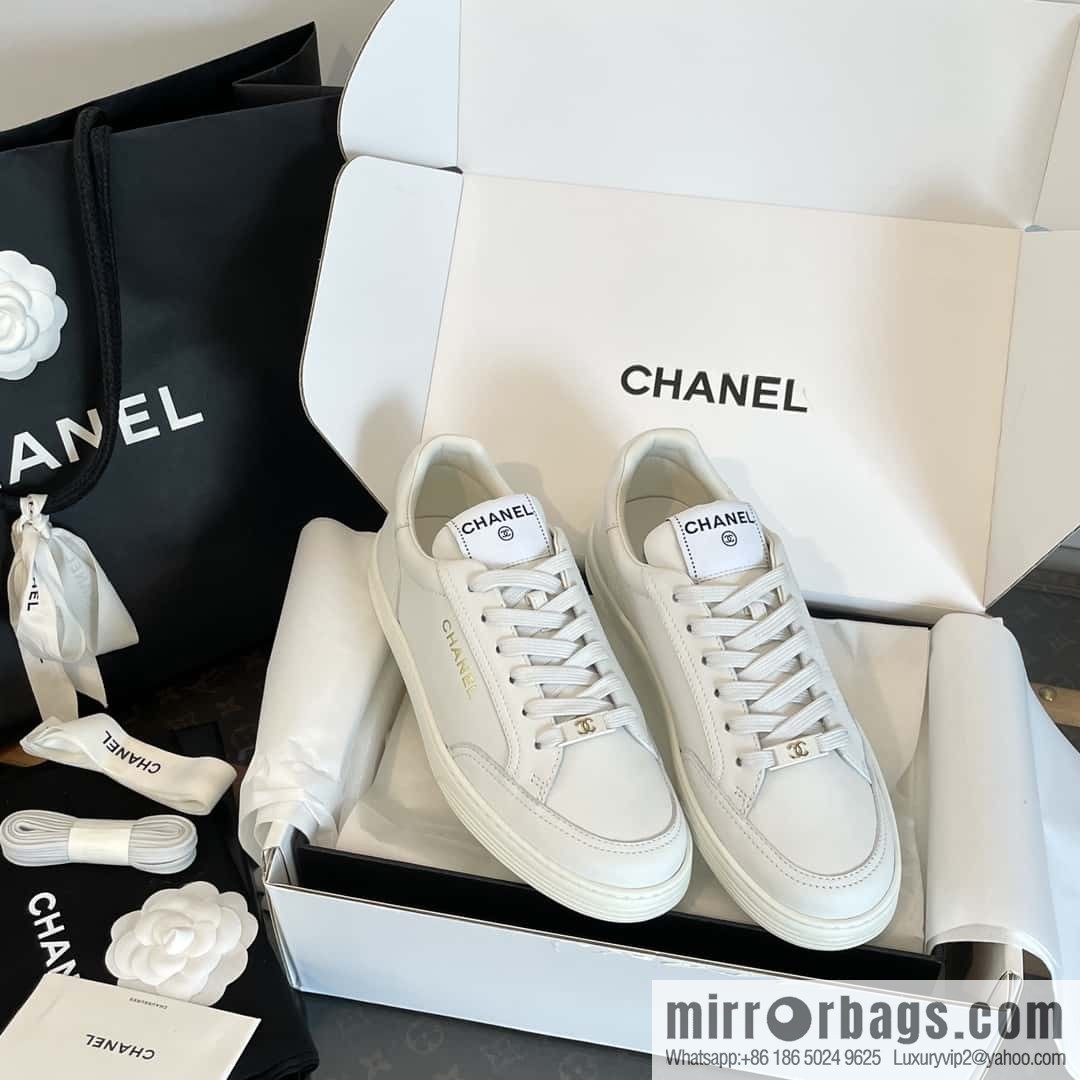CHANEL Xiaoxiang bronzing casual sports little white shoes G45080