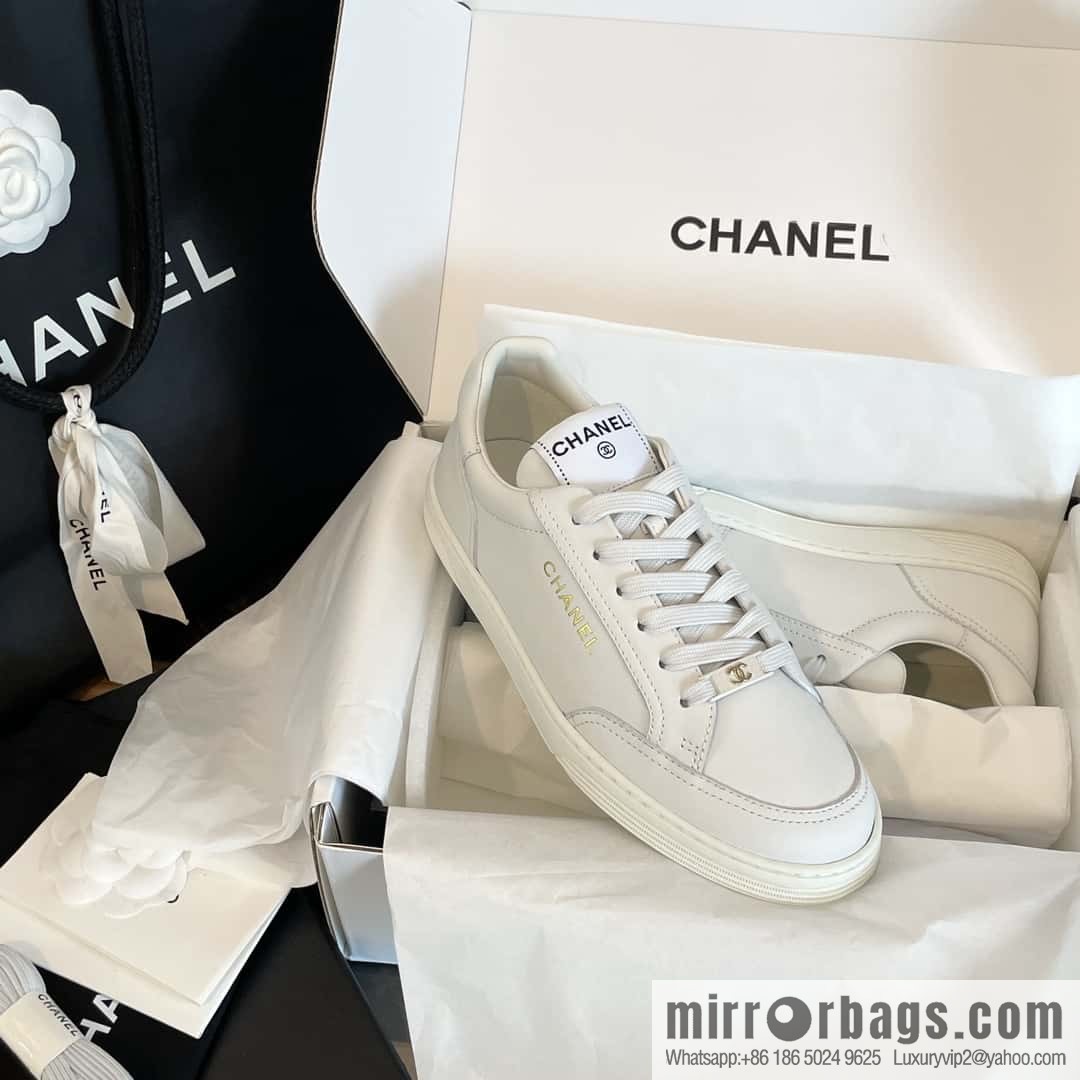 CHANEL Xiaoxiang bronzing casual sports little white shoes G45080