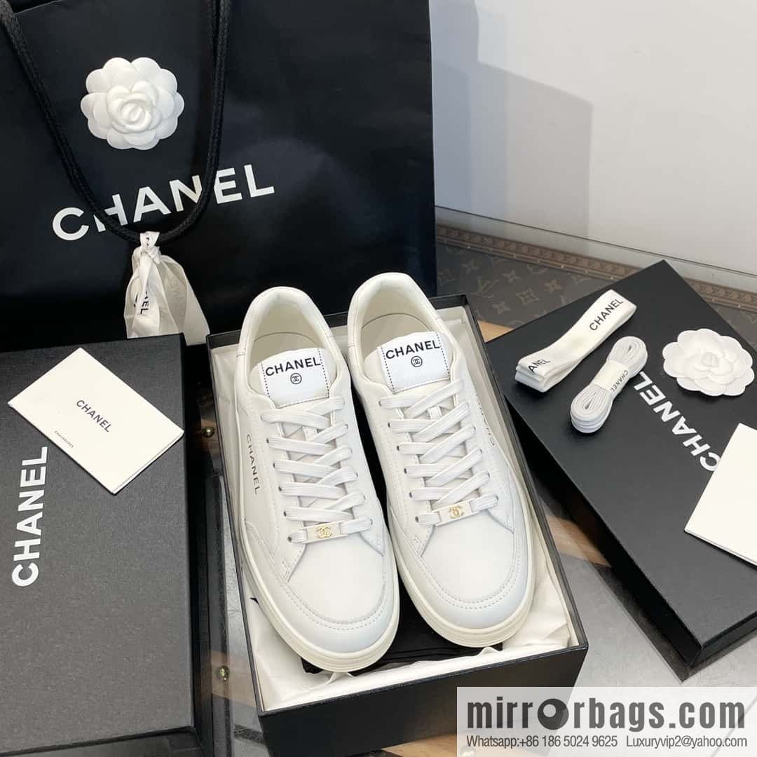 CHANEL Xiaoxiang bronzing casual sports little white shoes G45080
