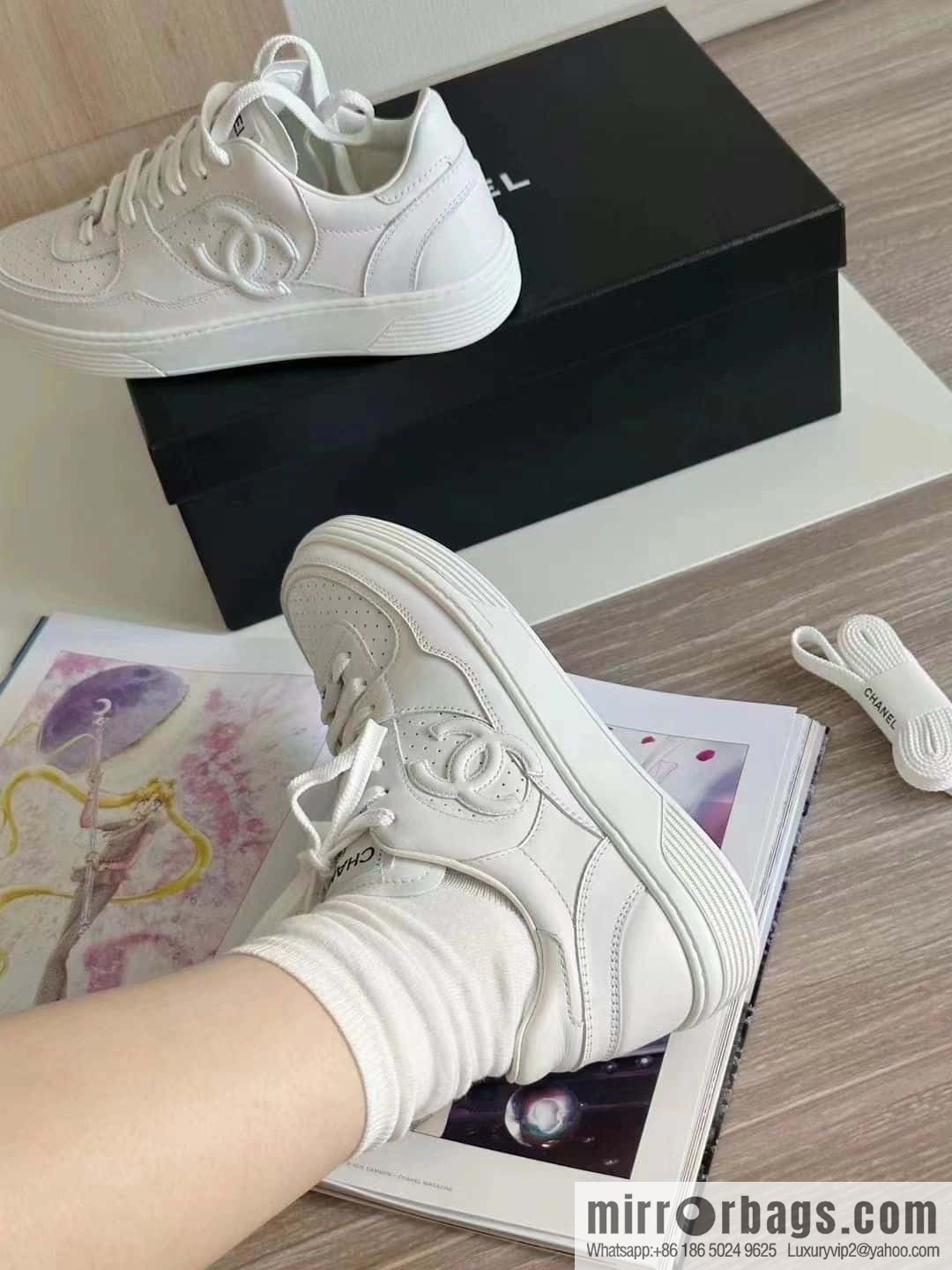 CHANEL Xiaoxiang Air Force One Leisure Sports Little White Shoes G45079
