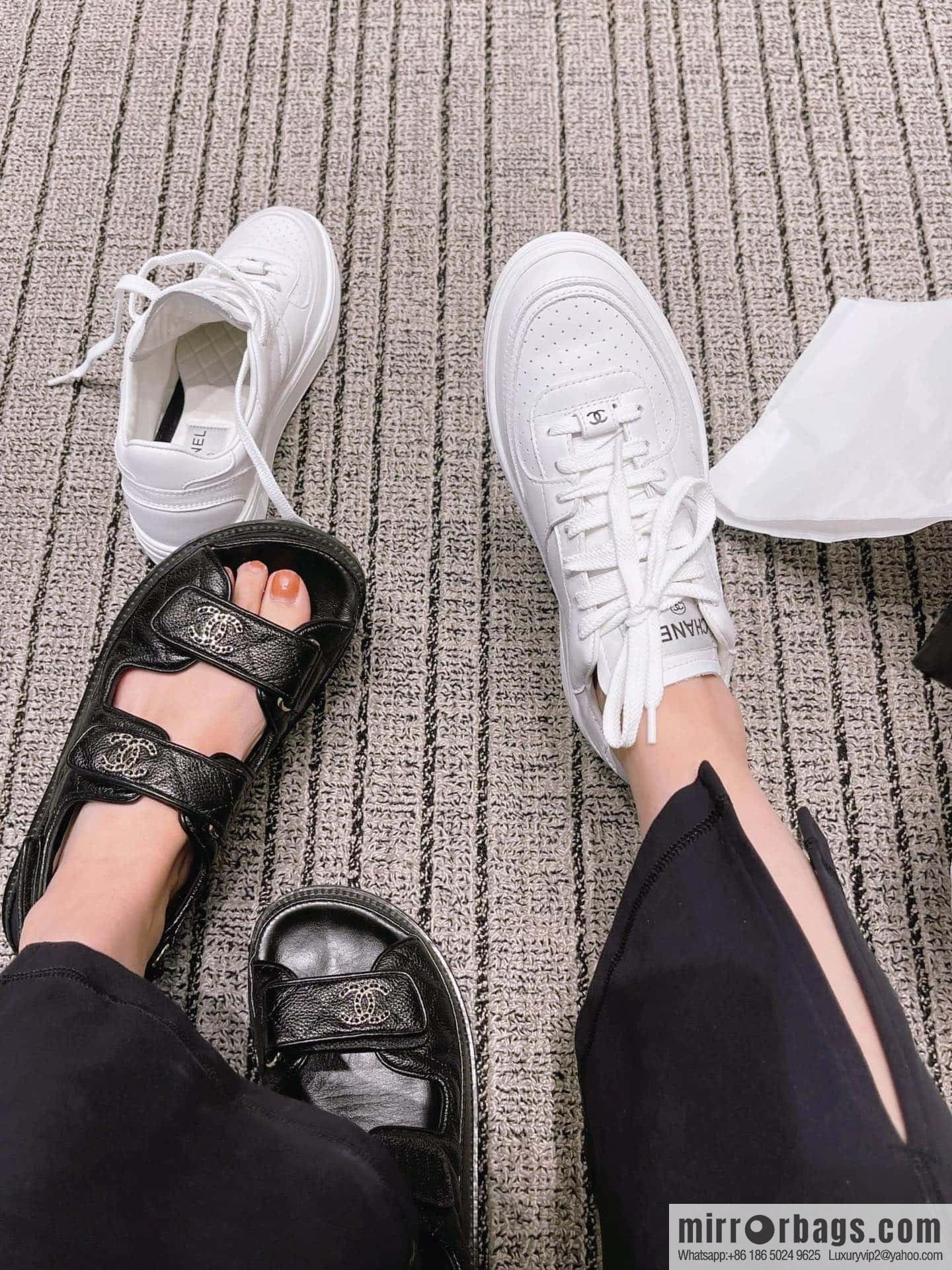 CHANEL Xiaoxiang Air Force One Leisure Sports Little White Shoes G45079