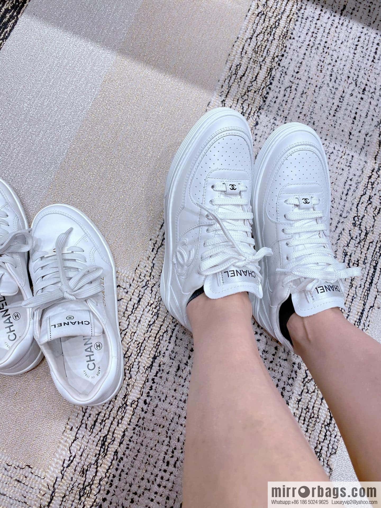 CHANEL Xiaoxiang Air Force One Leisure Sports Little White Shoes G45079
