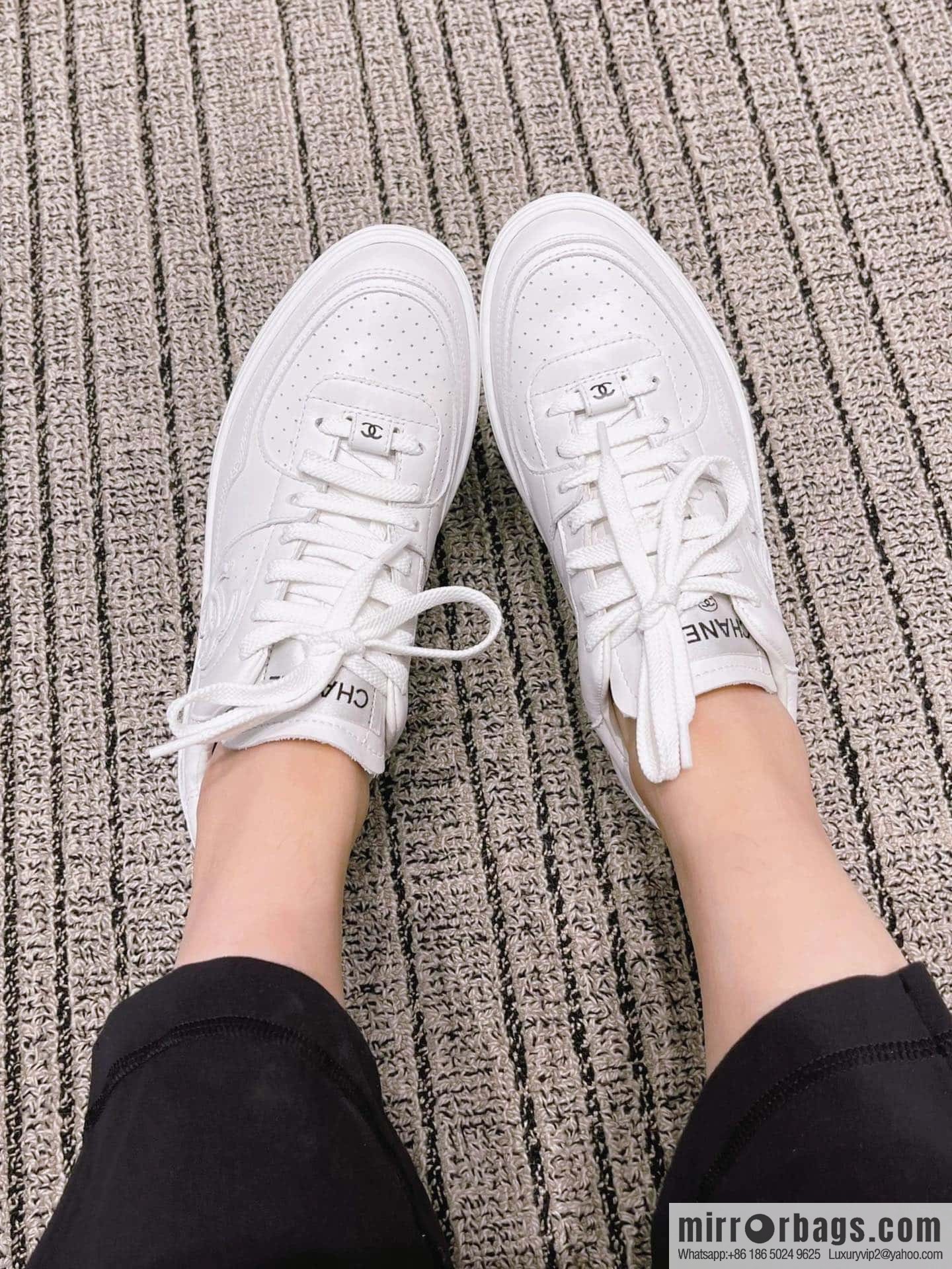 CHANEL Xiaoxiang Air Force One Leisure Sports Little White Shoes G45079