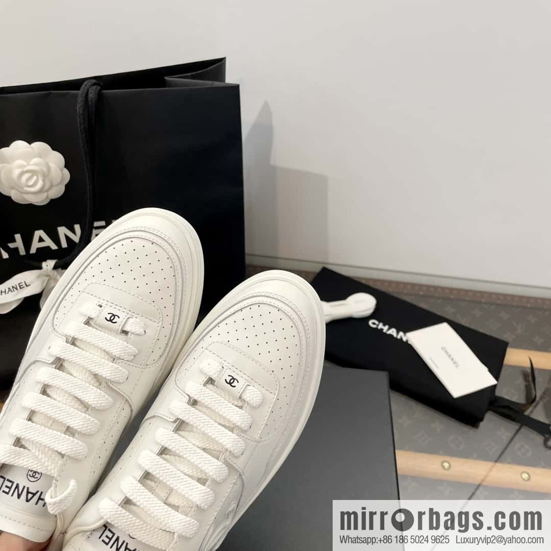 CHANEL Xiaoxiang Air Force One Leisure Sports Little White Shoes G45079