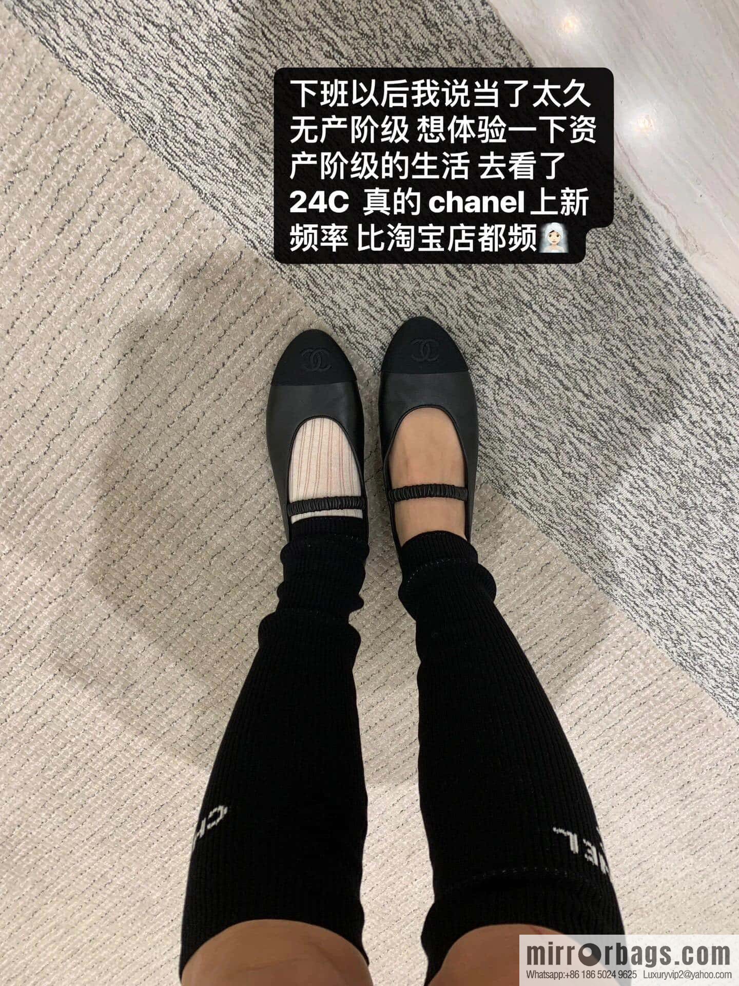 CHANEL Xiaoxiang Early Spring Mary Jane Ballet Shoes