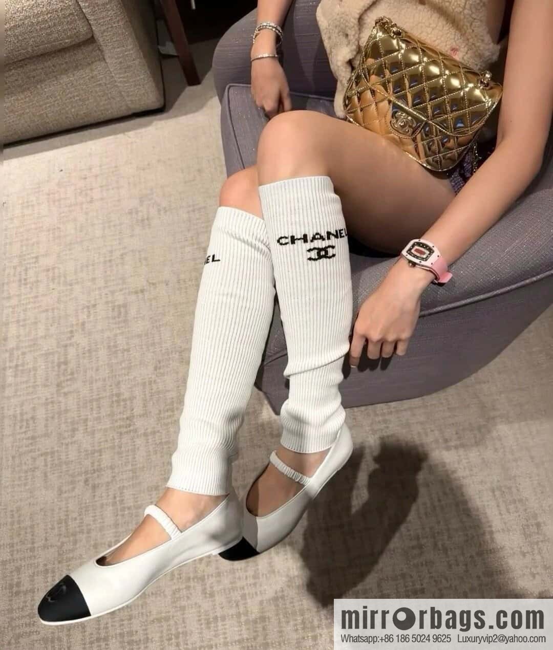 CHANEL Xiaoxiang Early Spring Mary Jane Ballet Shoes