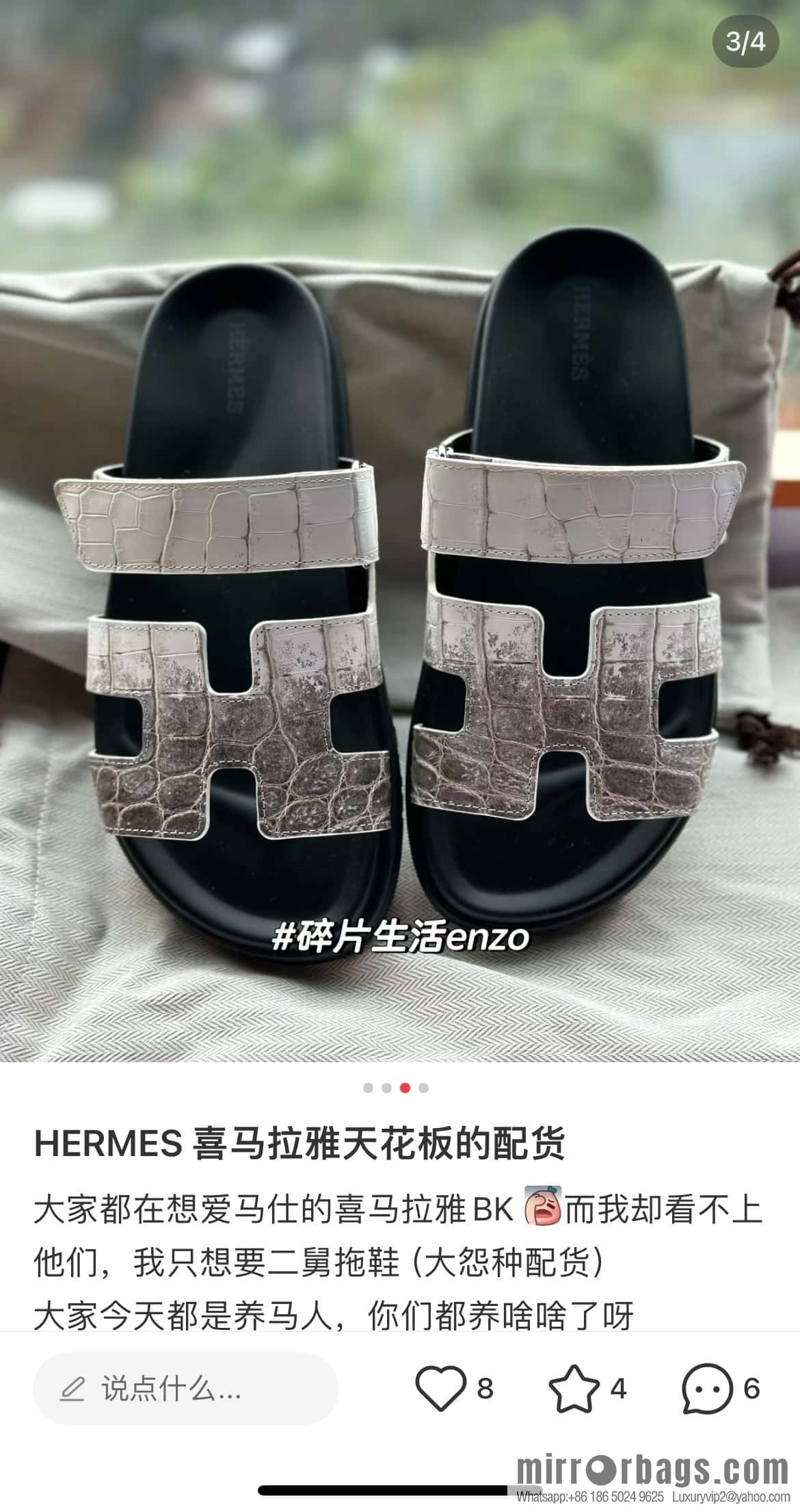 Hermès crocodile shoes