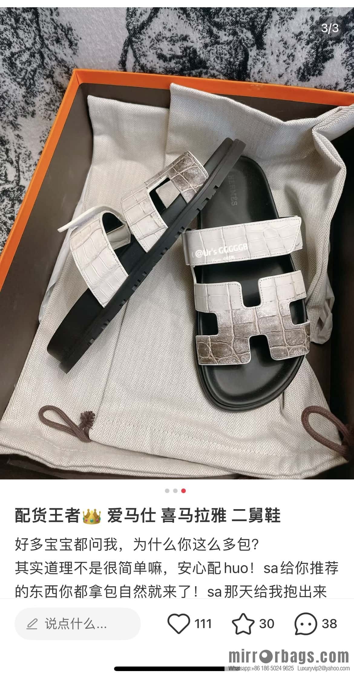 Hermès crocodile shoes