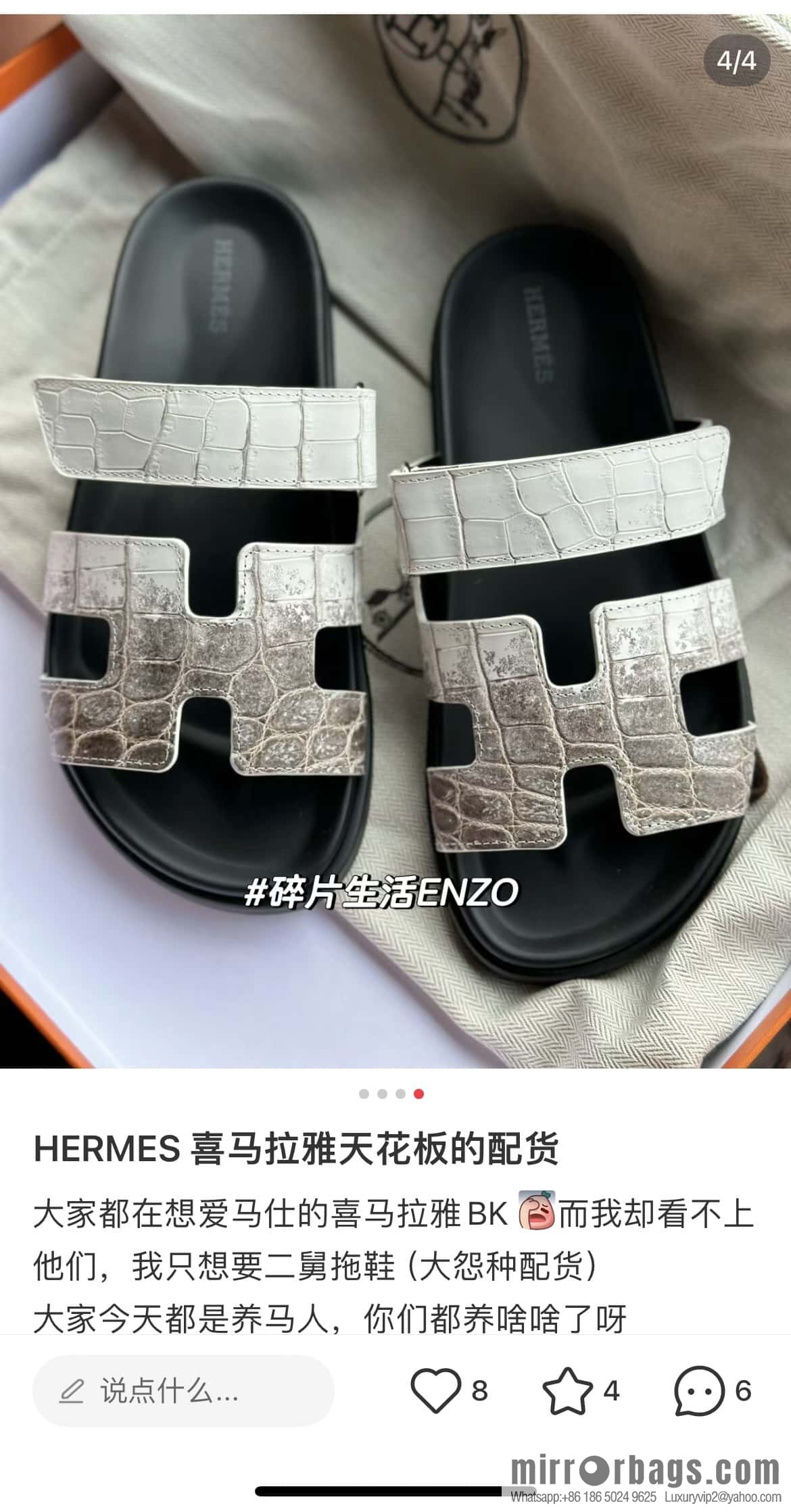 Hermès crocodile shoes