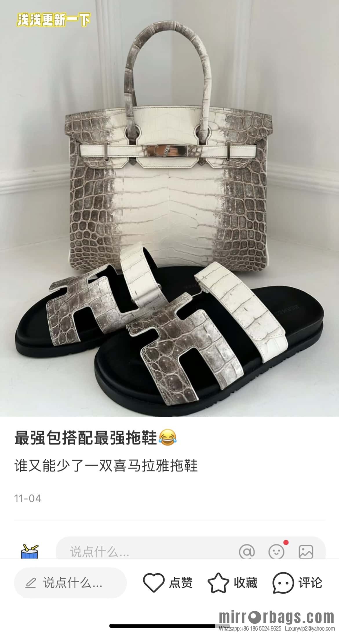 Hermès crocodile shoes