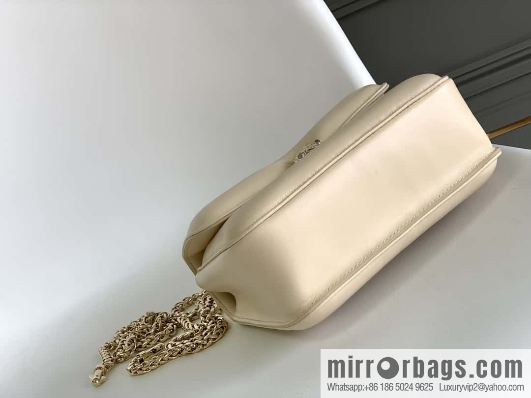 BVLGARI Bulgari joint design limited edition Mary Katrantzou snakehead bag 291071 white 19cm
