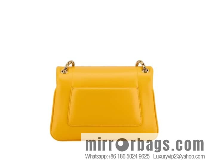 BVLGARI Bulgari SERPENTI REVERSE Small Shoulder Bag 292123 Yellow 22CM