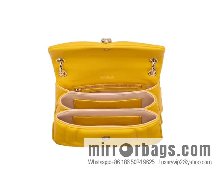BVLGARI Bulgari SERPENTI REVERSE Small Shoulder Bag 292123 Yellow 22CM