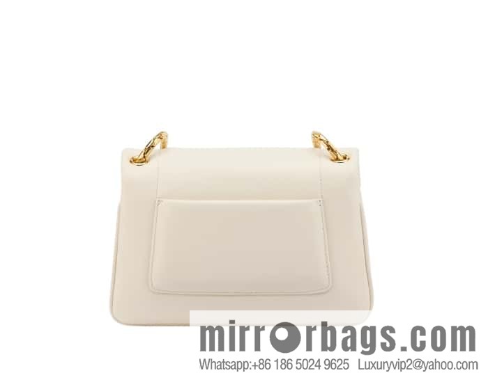BVLGARI Bulgari SERPENTI REVERSE Small Shoulder Bag 292123 White 22CM