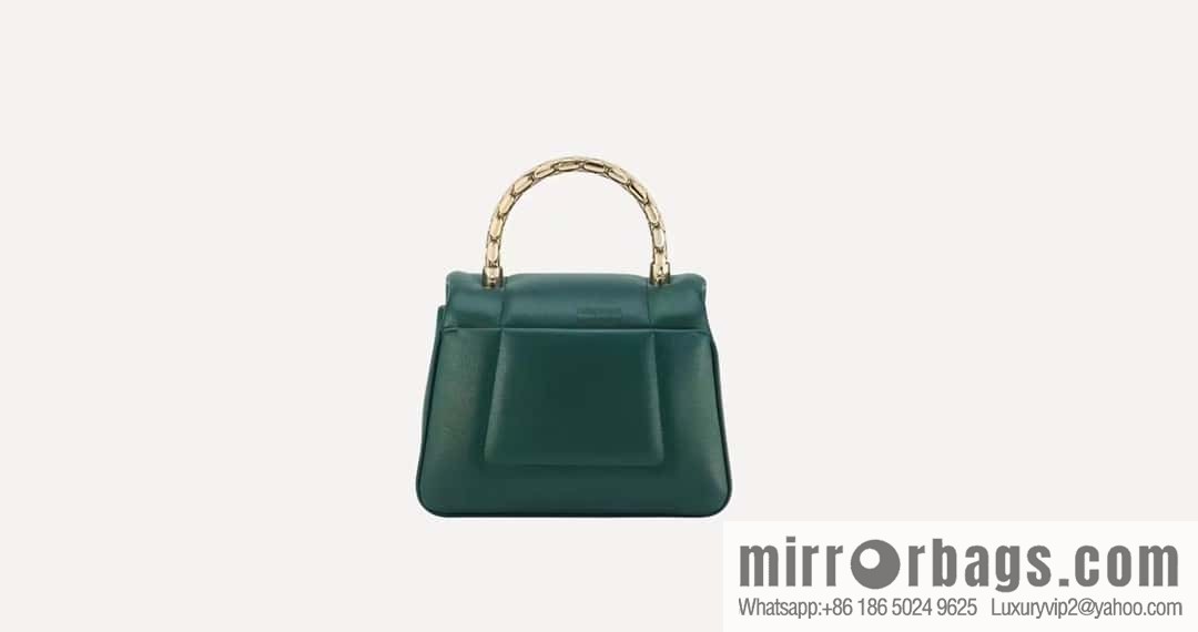 BVLGARI Bulgari SERPENTI REVERSE Small tote bag 292128 green 20CM