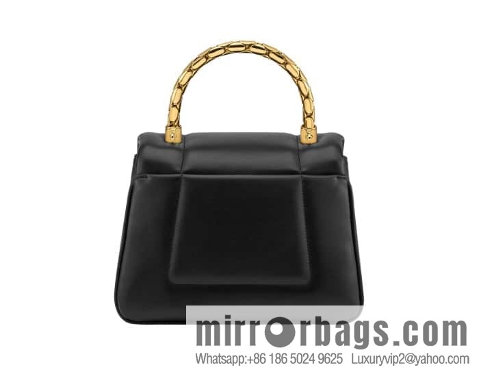 BVLGARI Bulgari SERPENTI REVERSE Small tote bag 292128 black 20CM