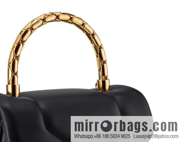 BVLGARI Bulgari SERPENTI REVERSE Small tote bag 292128 black 20CM