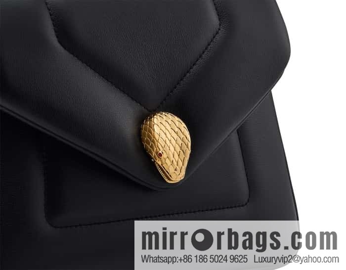 BVLGARI Bulgari SERPENTI REVERSE Small tote bag 292128 black 20CM