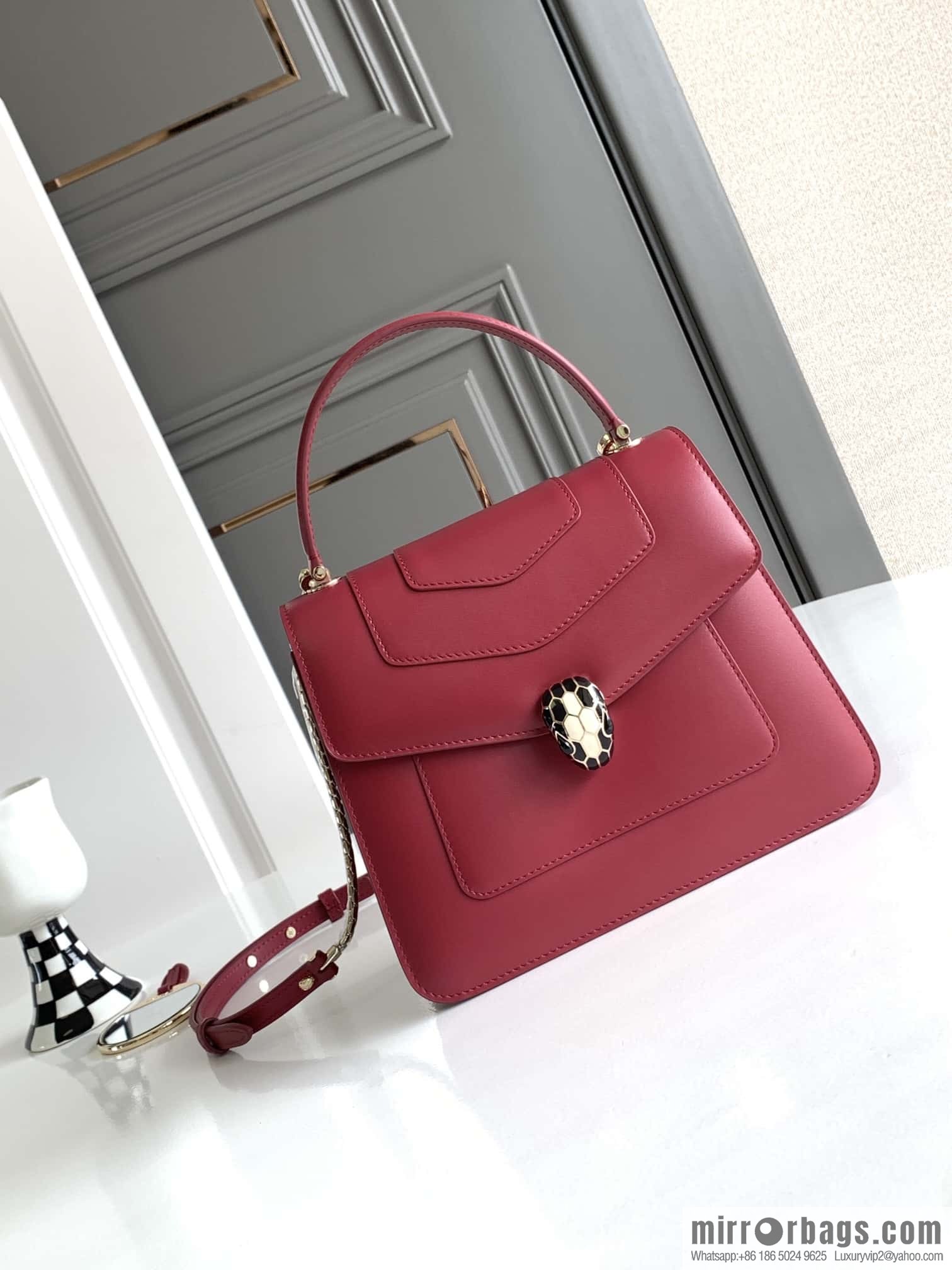 BVLGARI Bulgari Serpenti Forever Portable 289835 Anemone Spinel Pink 22CM