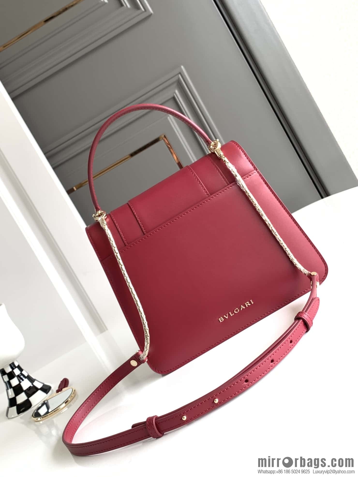 BVLGARI Bulgari Serpenti Forever Portable 289835 Anemone Spinel Pink 22CM