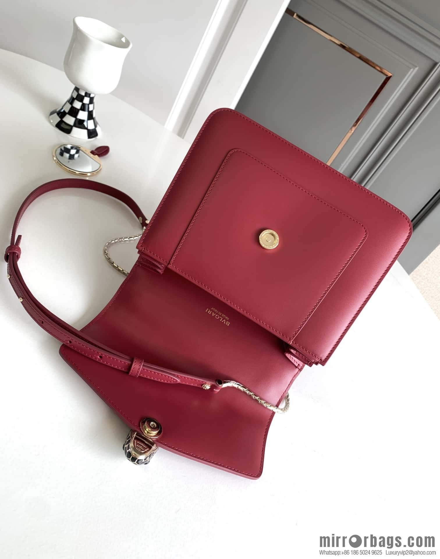 BVLGARI Bulgari Serpenti Forever Portable 289835 Anemone Spinel Pink 22CM