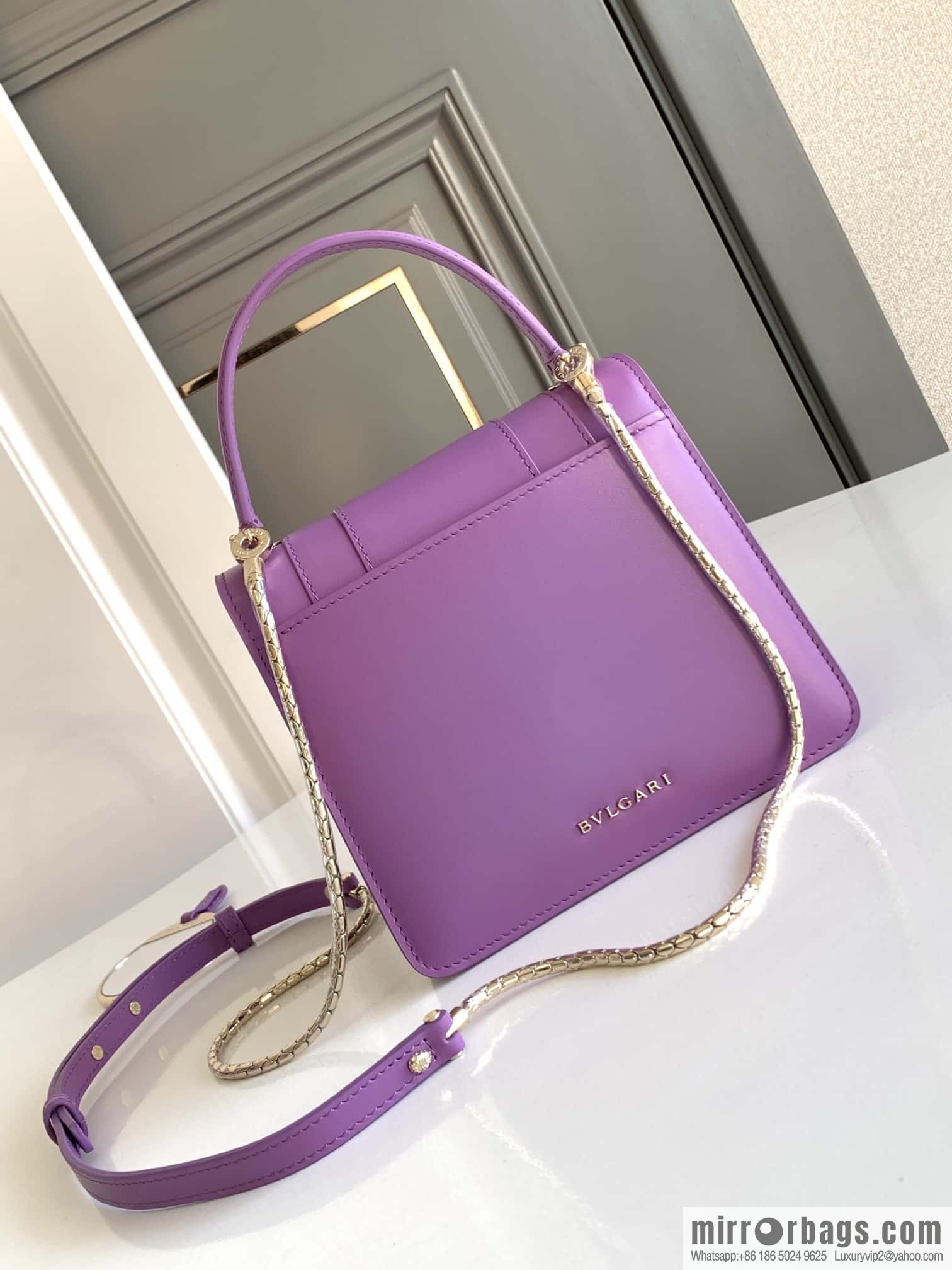 BVLGARI Bulgari organ 18cm 38329 light purple crystal lavender