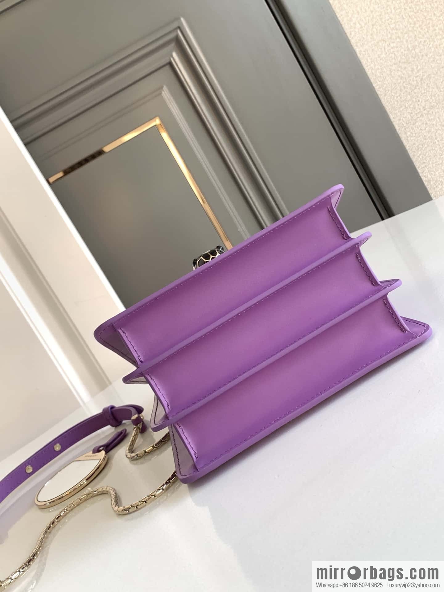 BVLGARI Bulgari organ 18cm 38329 light purple crystal lavender