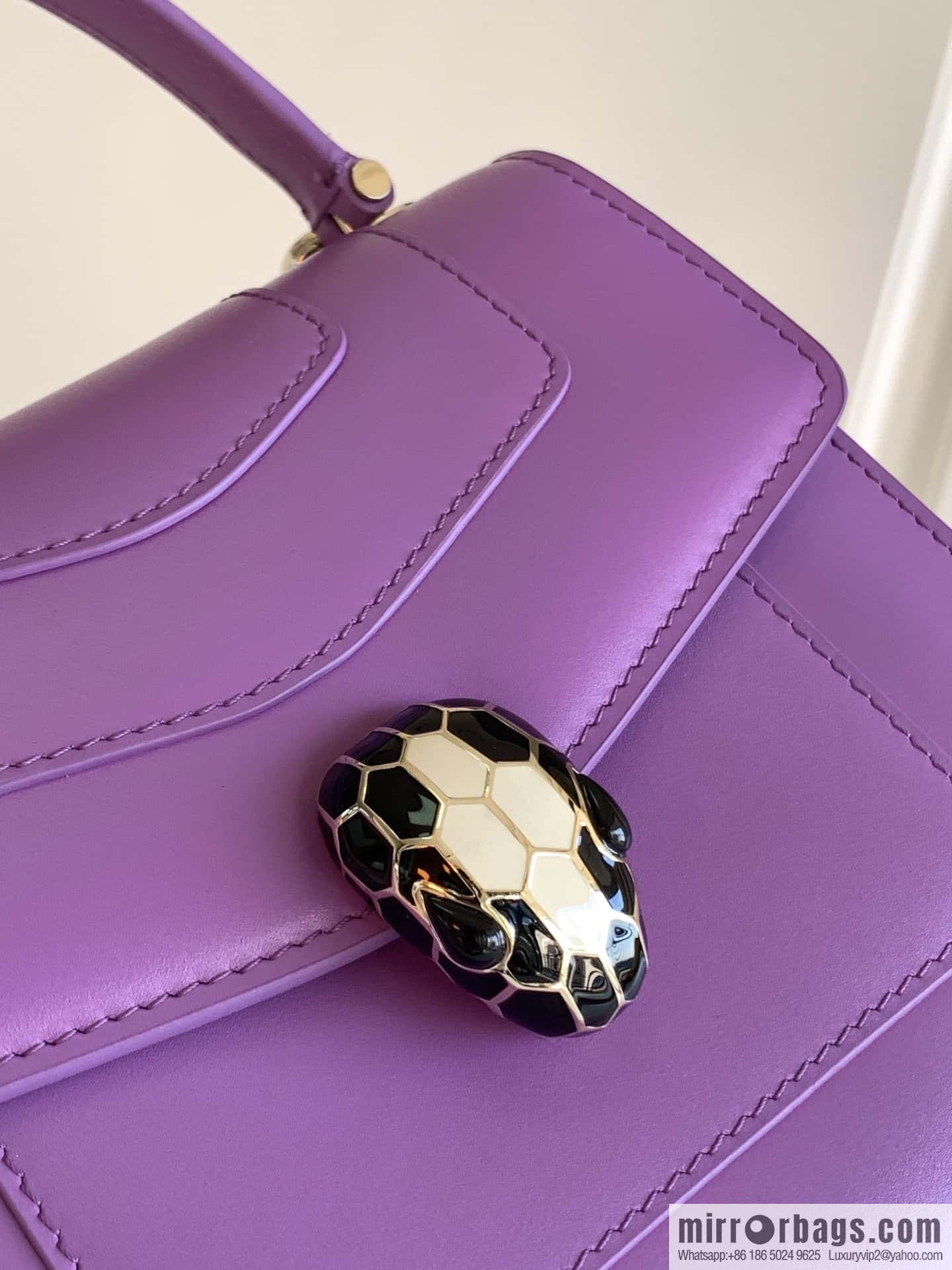 BVLGARI Bulgari organ 18cm 38329 light purple crystal lavender