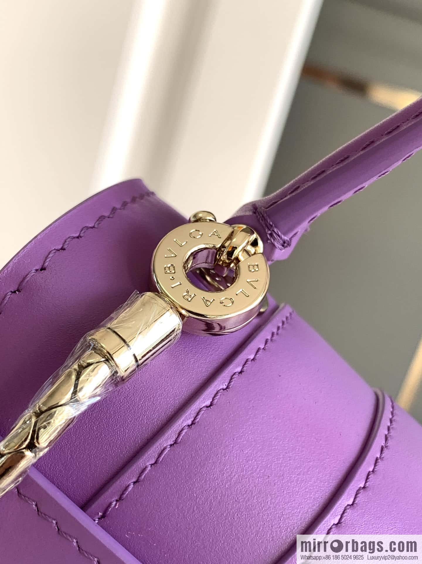 BVLGARI Bulgari organ 18cm 38329 light purple crystal lavender