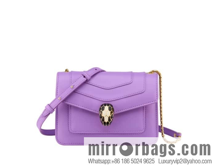 BVLGARI Bulgari Serpenti Forever crossbody bag 289672 Light Purple Crystal Lilac 19CM