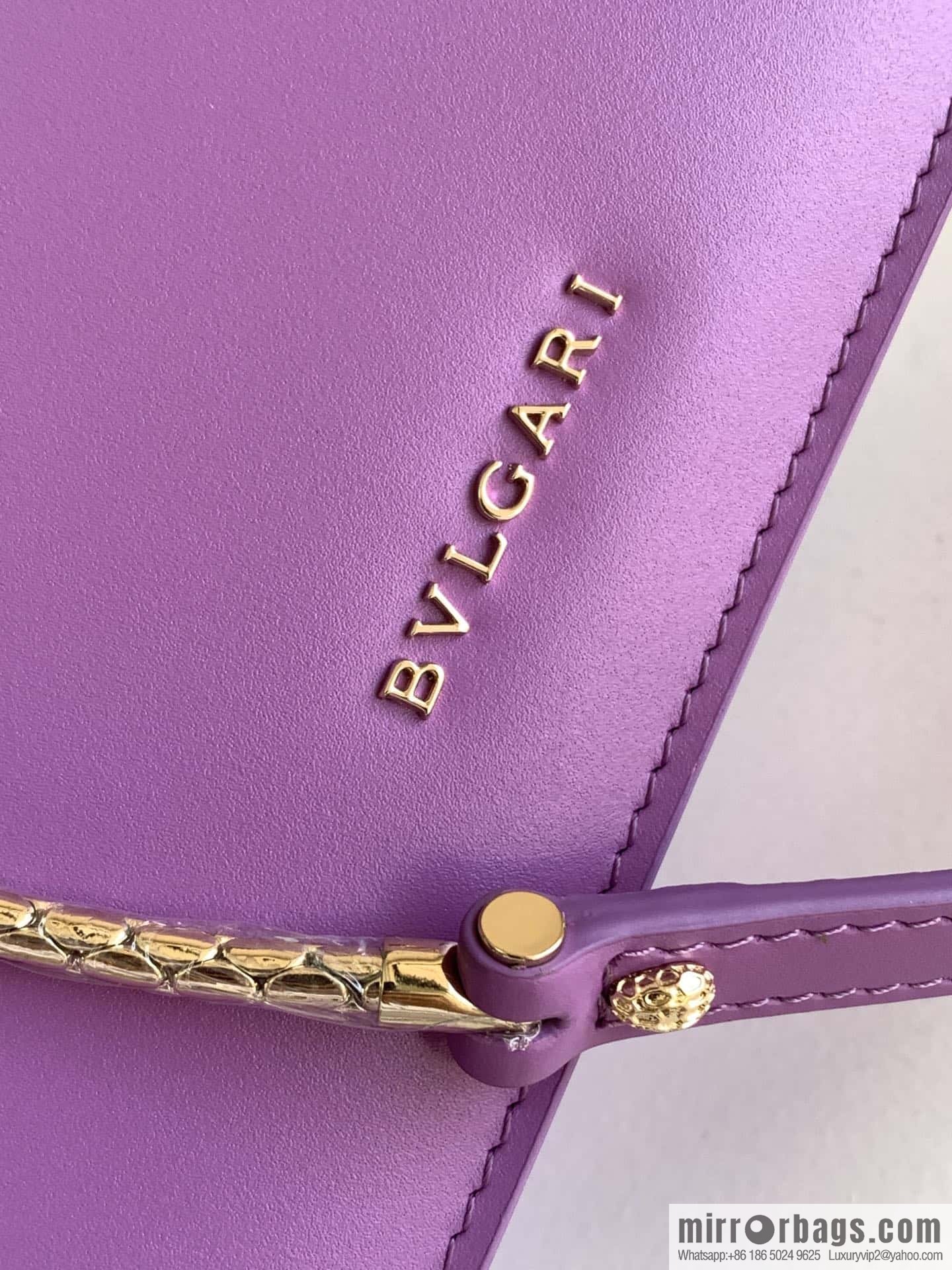 BVLGARI Bulgari Serpenti Forever crossbody bag 289672 Light Purple Crystal Lilac 19CM