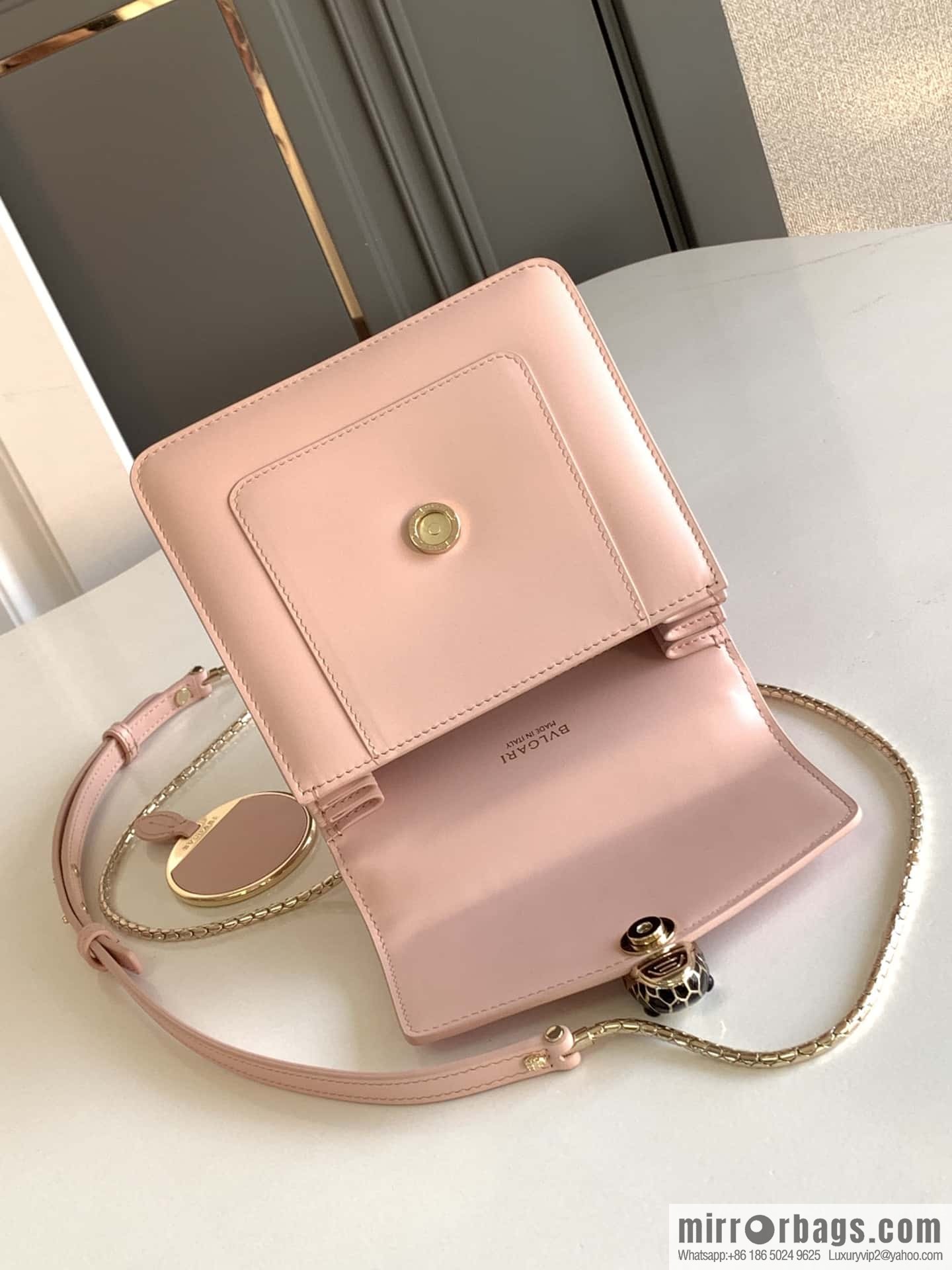 BVLGARI Bulgari organ 18cm 38329 Jasmine quartz pink