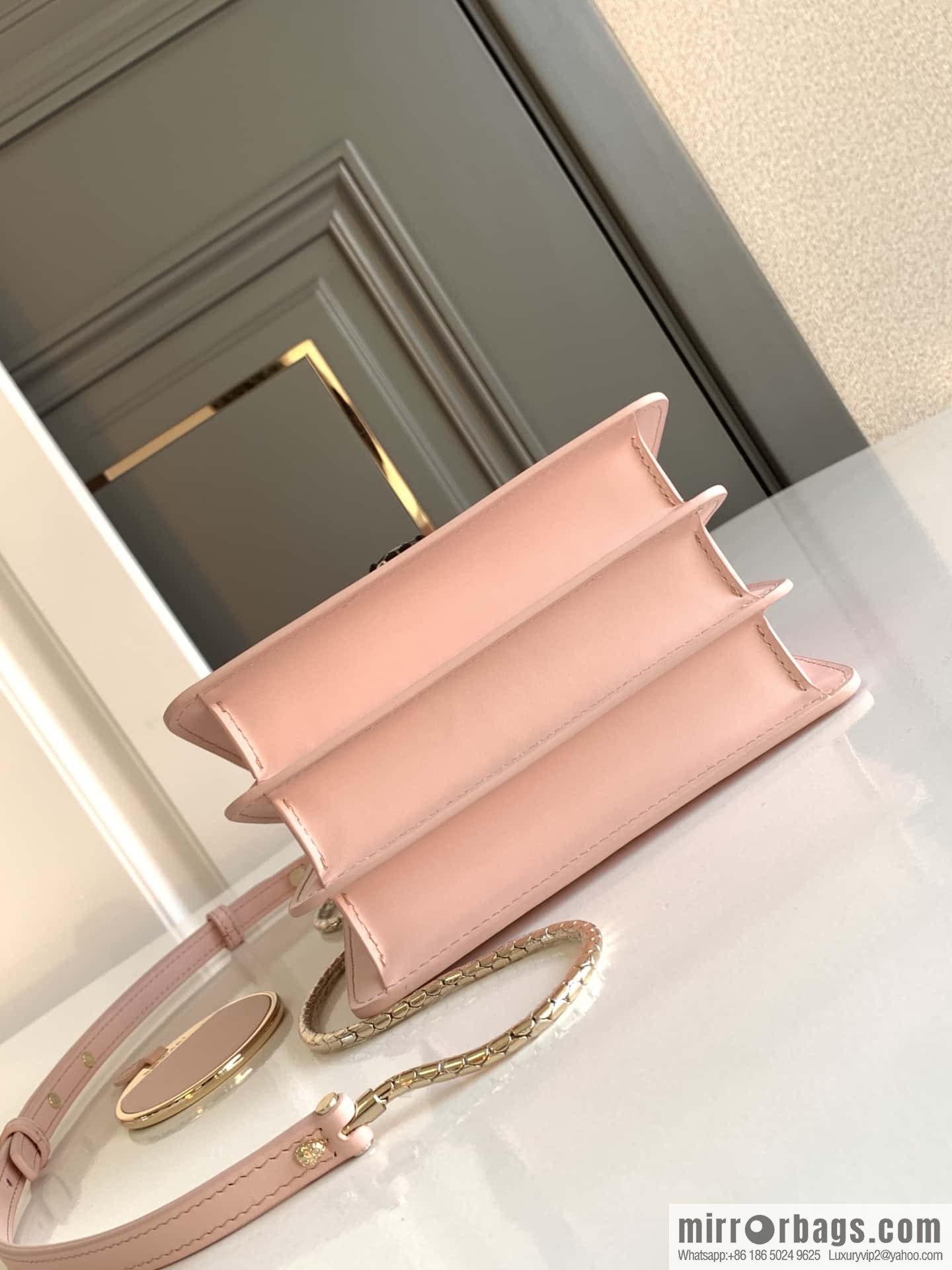 BVLGARI Bulgari organ 18cm 38329 Jasmine quartz pink
