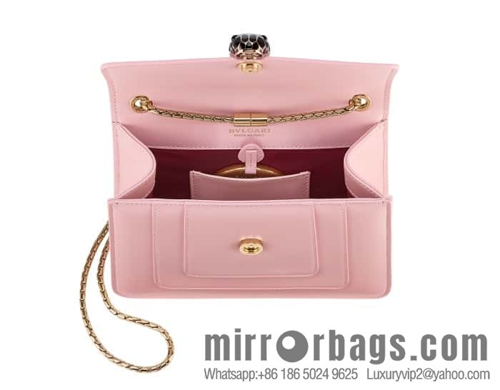 BVLGARI Bulgari Serpenti, single layer 20cm 61879 Jasmine quartz pink