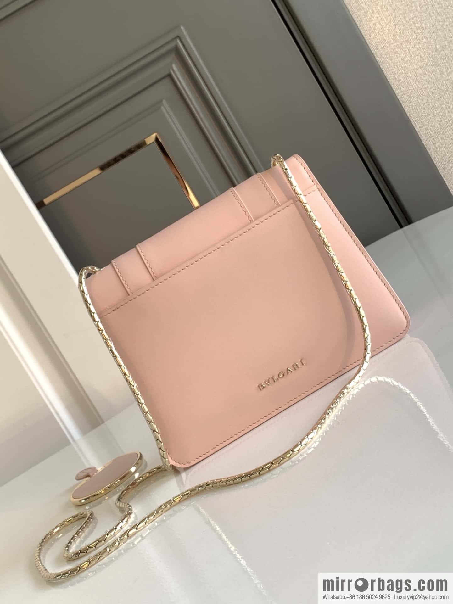 BVLGARI Bulgari Serpenti, single layer 20cm 61879 Jasmine quartz pink