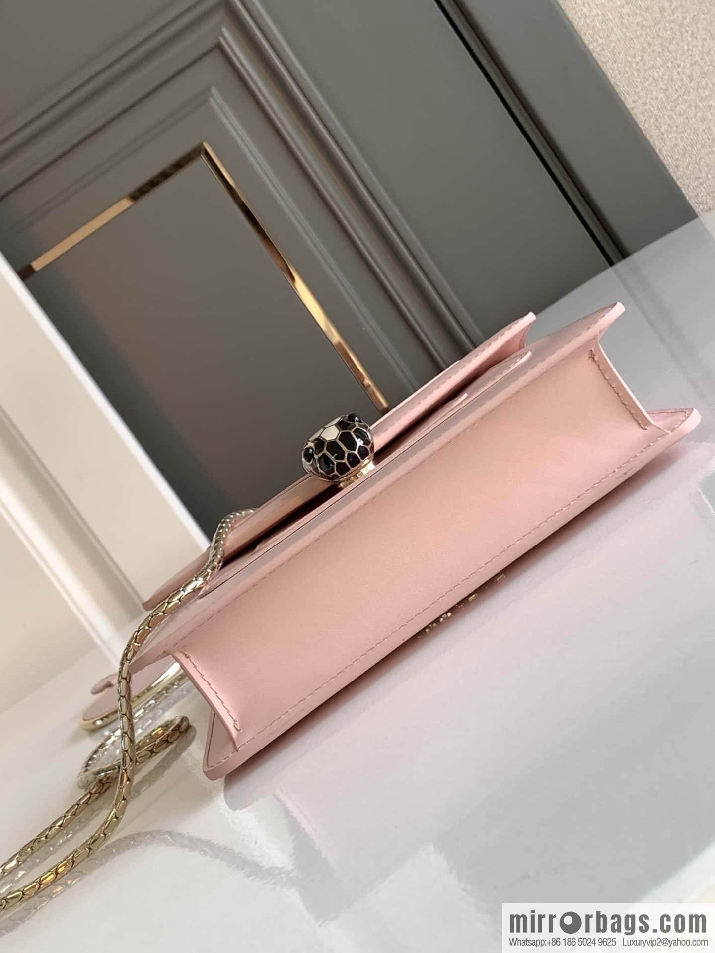 BVLGARI Bulgari Serpenti, single layer 20cm 61879 Jasmine quartz pink