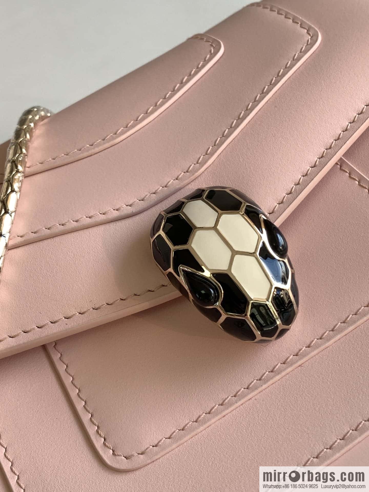 BVLGARI Bulgari Serpenti, single layer 20cm 61879 Jasmine quartz pink