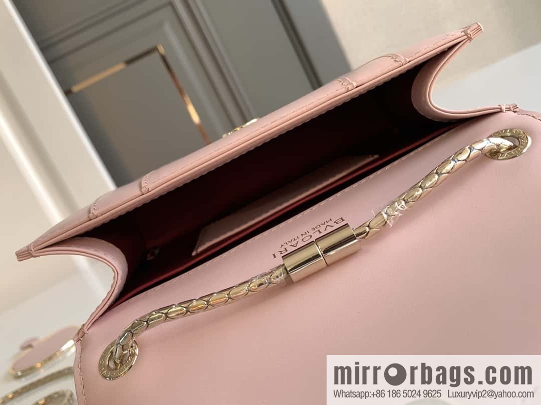 BVLGARI Bulgari Serpenti, single layer 20cm 61879 Jasmine quartz pink