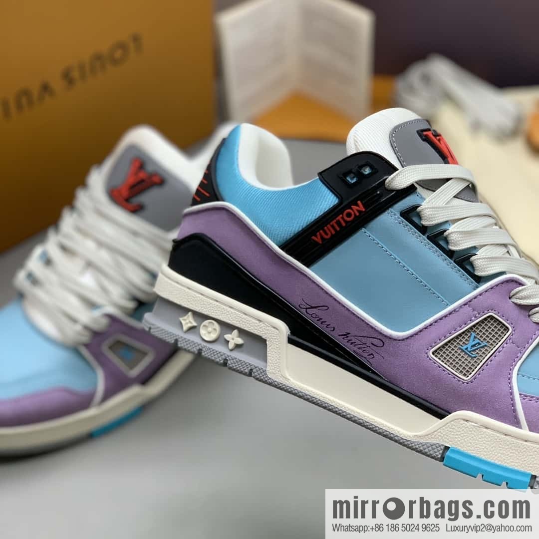 LV Vuitton logo, sports and leisure shoes for couples