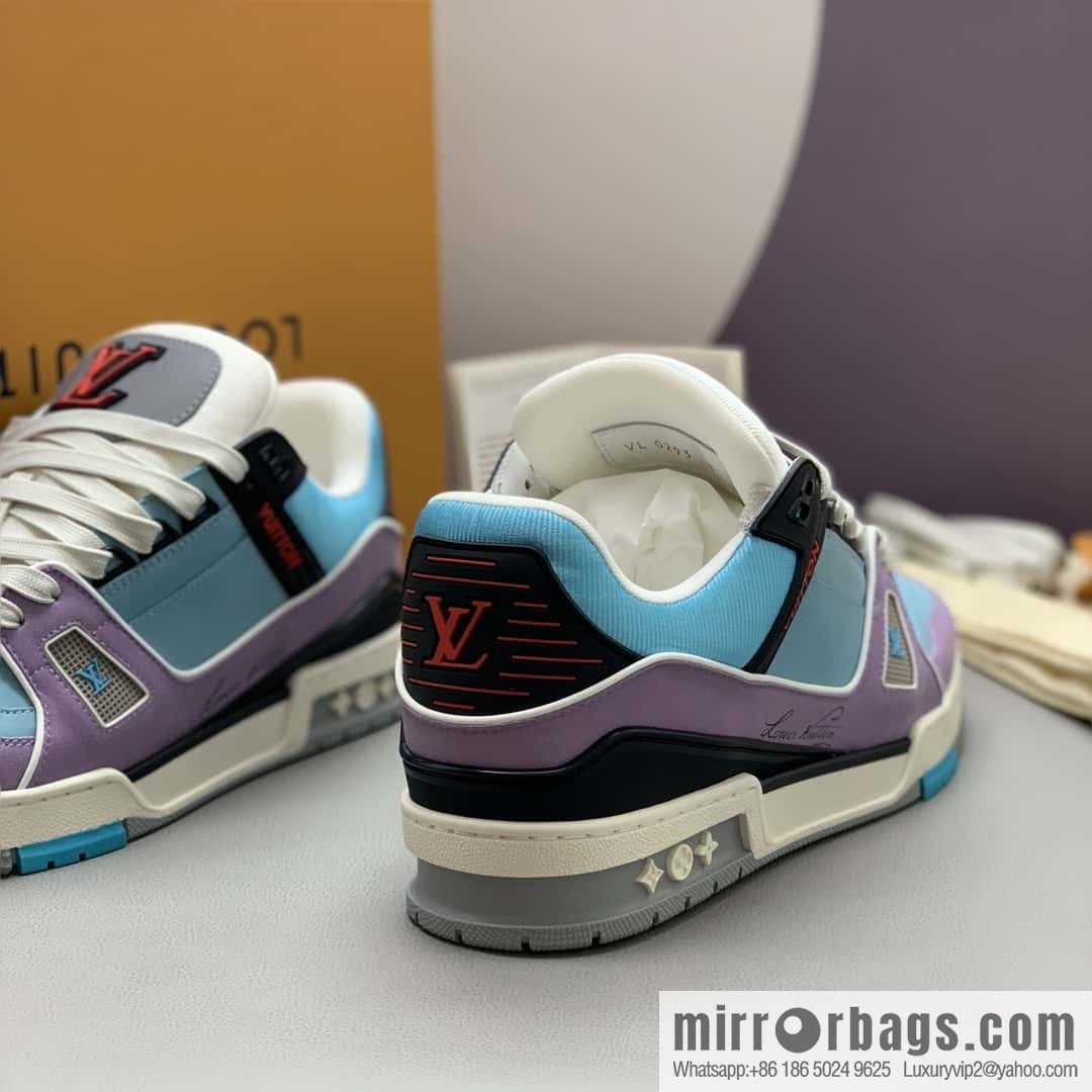 LV Vuitton logo, sports and leisure shoes for couples