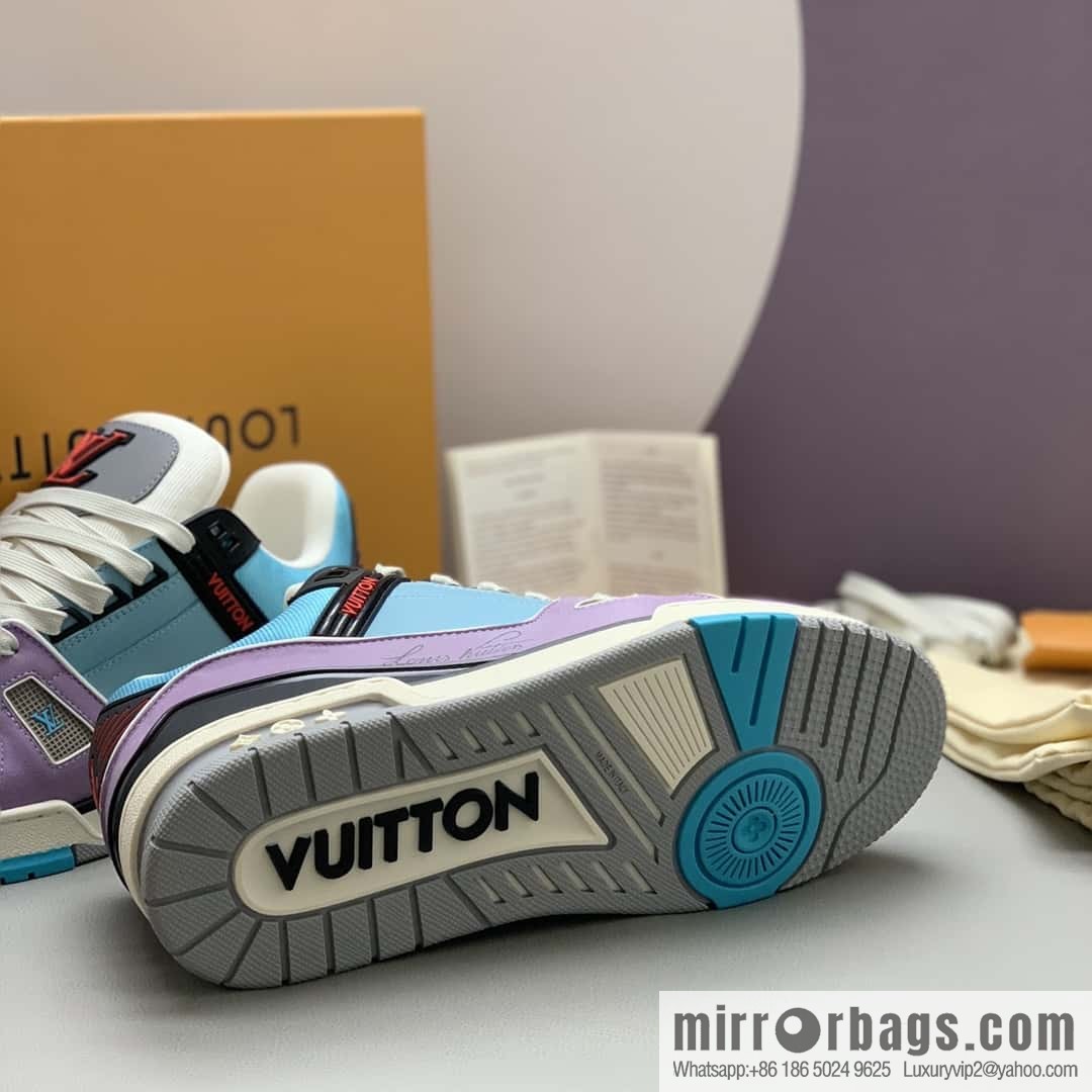 LV Vuitton logo, sports and leisure shoes for couples