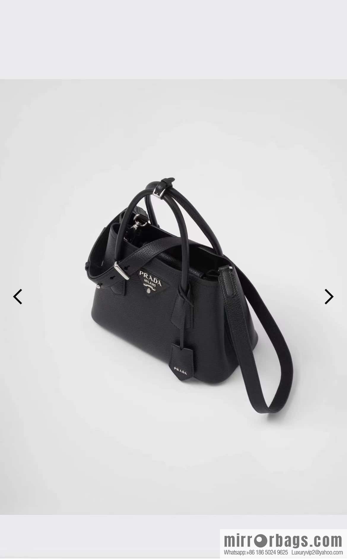 PRADA new shopping bag 🎉 1BG443 suede black
