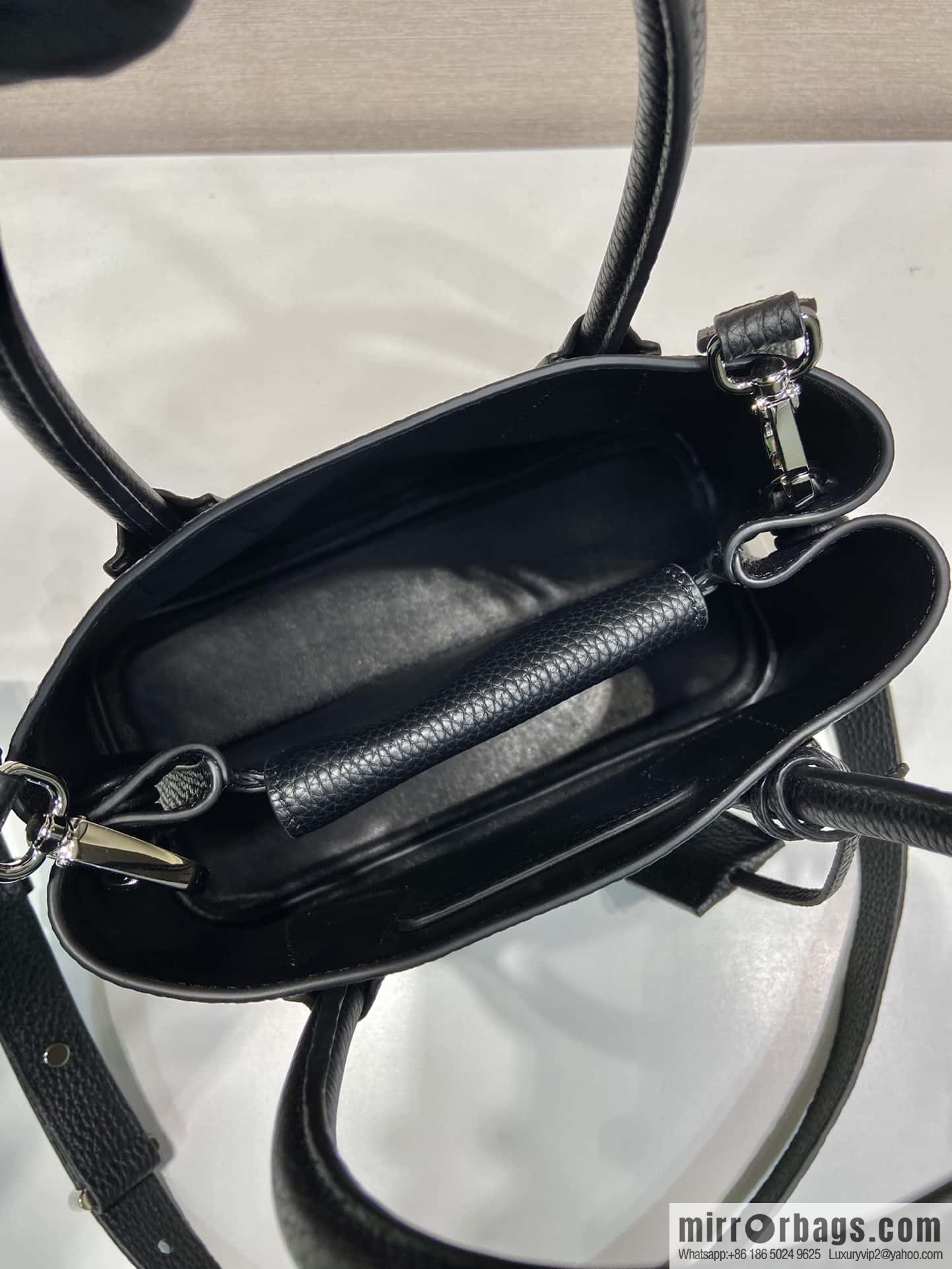 PRADA new shopping bag 🎉 1BG443 suede black